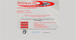 Desktop Screenshot of freedmaninc.com